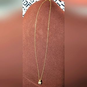 Necklace with pendant new real gold solid 10k  guaranteed size 18